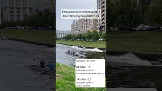 Средние цены на недвижимость в Санкт-Петербурге на 18.07.2023 #юристпонедвижимости #квартирыспб