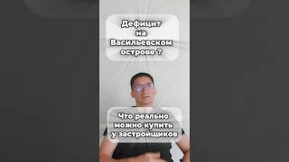 что можно купить у девелоперов на Васильевском острове в Петербурге?