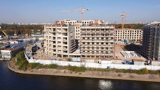 ЖК ПЕТРОВСКАЯ ДОМИНАНТА : ход строительства новостройки в СПб (22.10.20)